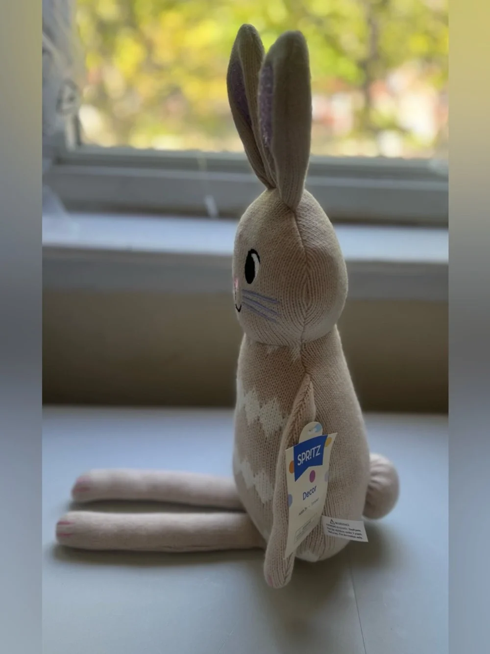 Easter Knit Bunny Light Brown - Spritz™